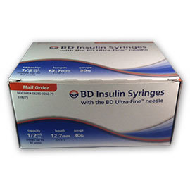BD Syringes 1/2cc 12.7mm 30G (70 count)