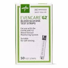 Evencare G2 Test Strips (50 Count)