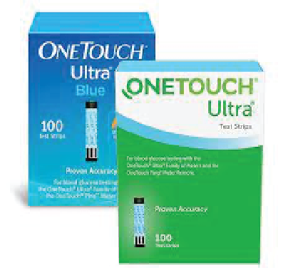 One Touch Ultra Test Strips 100 Count Expires 1 month+