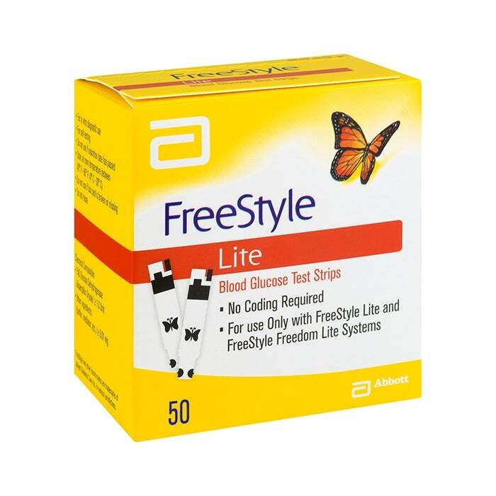 FreeStyle Lite Test Strips 50 Count Expire 5 month+