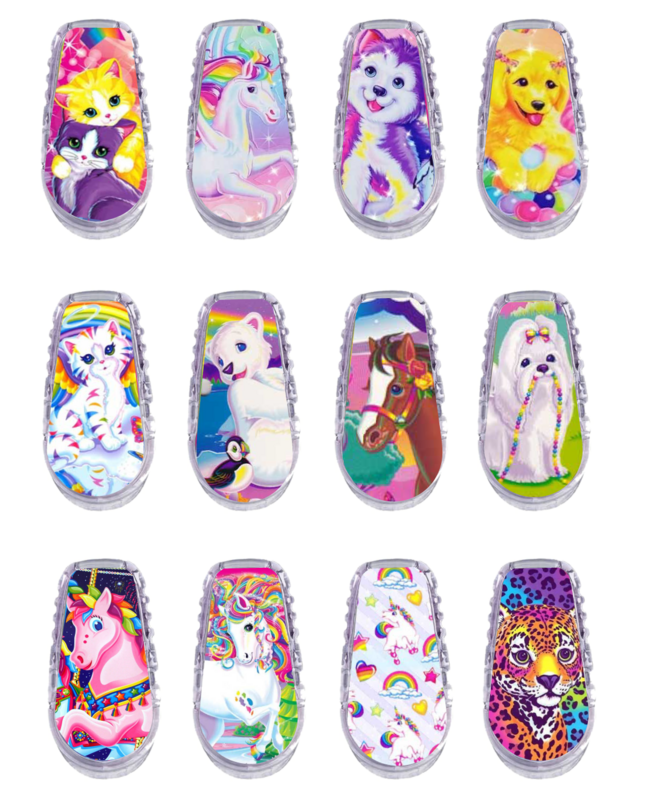 G6 Transmitter Stickers Lisa Frank Girls Decals 12 Count Variety Pack