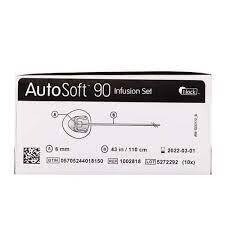 Tandem Autosoft 90 Infusion Set 6mm 43-inch 10 Count