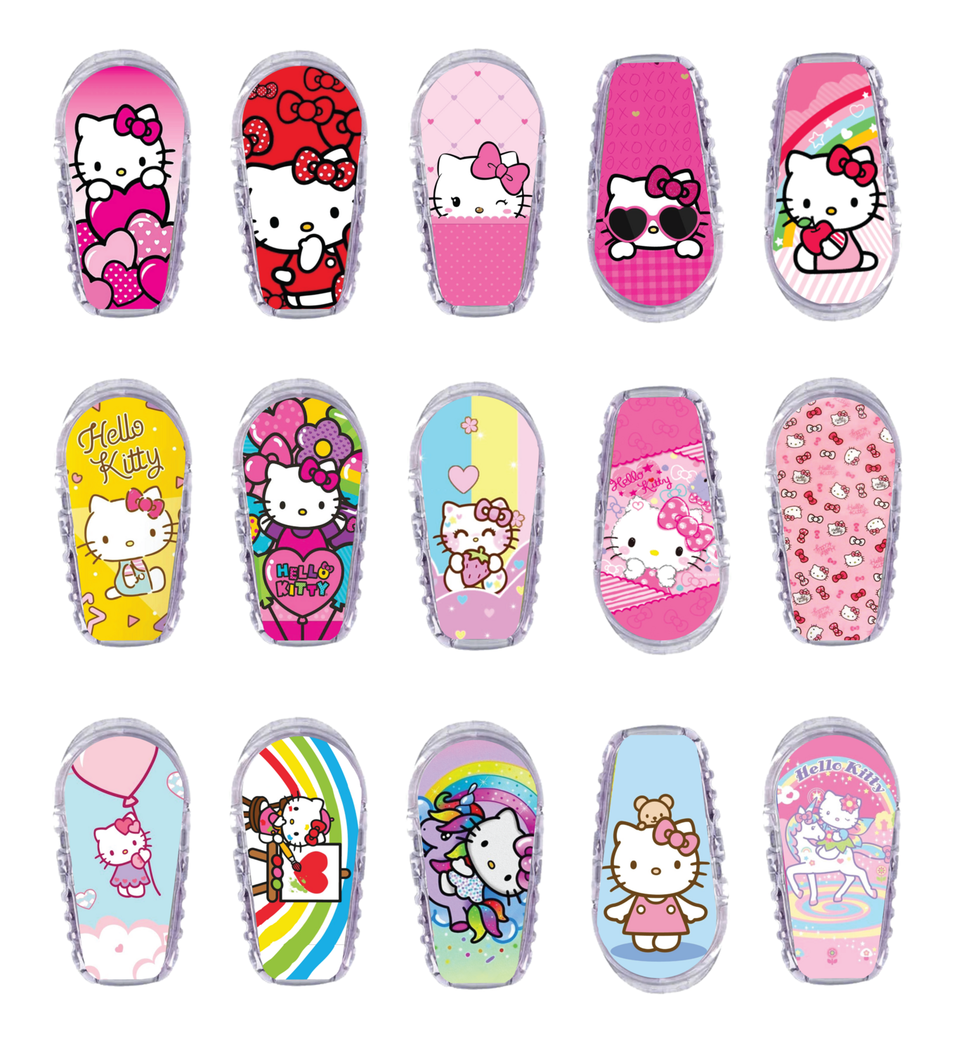 G6 Transmitter Stickers Girls Decals 15 Count Variety Pack