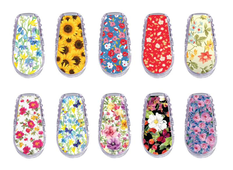 Dexcom G6 Transmitter Stickers Dexcom Decals Dexcom Cover Floral Dexcom Transmitter - 10 Count Variety Pack