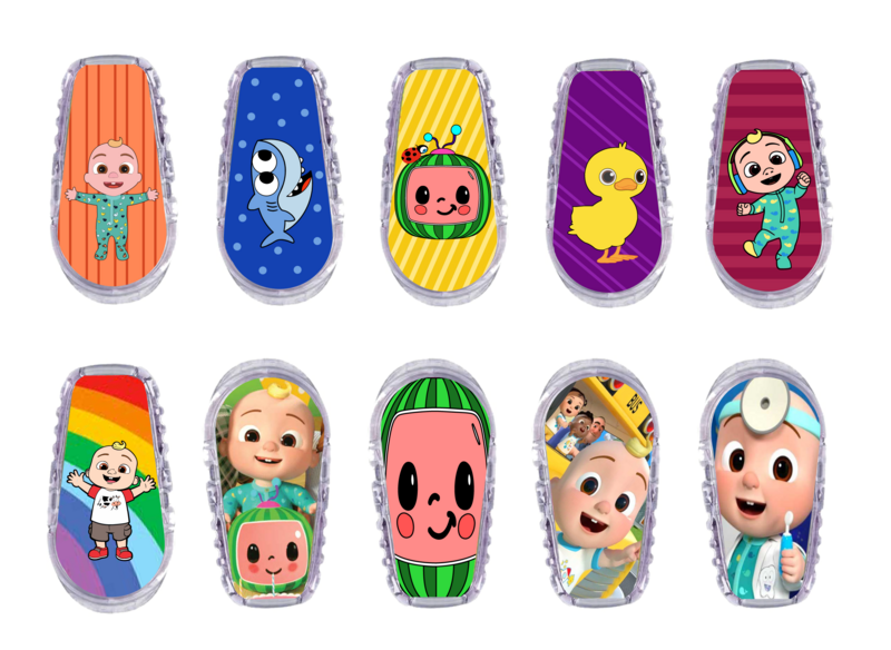 Dexcom Transmitter Stickers Dexcom Decals - 10 Count Variety Pack