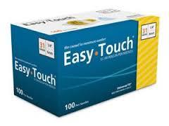Easy Touch Pen Needles 31G 3/16" 5mm  (100 ct)