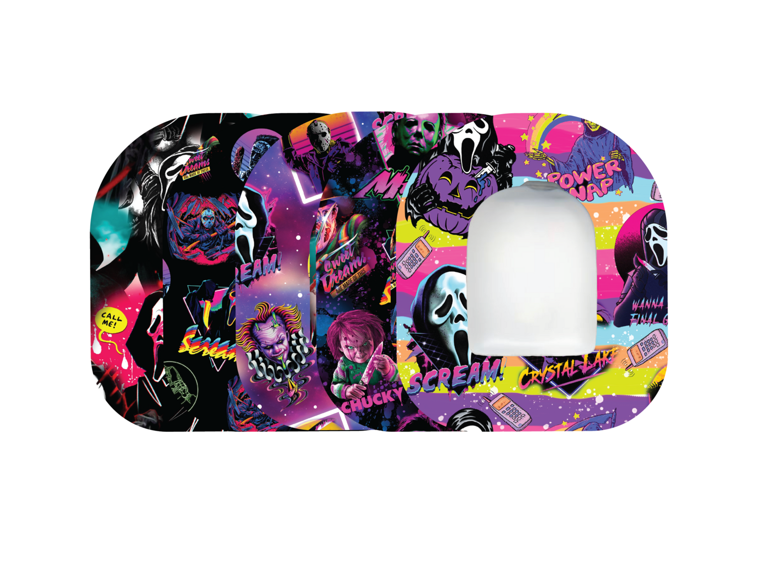 Glucomart Premium Omnipod Adhesive Patches Halloween 5-Pack