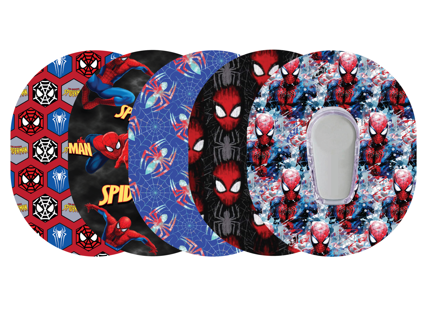 Glucomart Premium Dexcom G6 Patches Spider Hero Dexcom 5-Pack - RETIRING