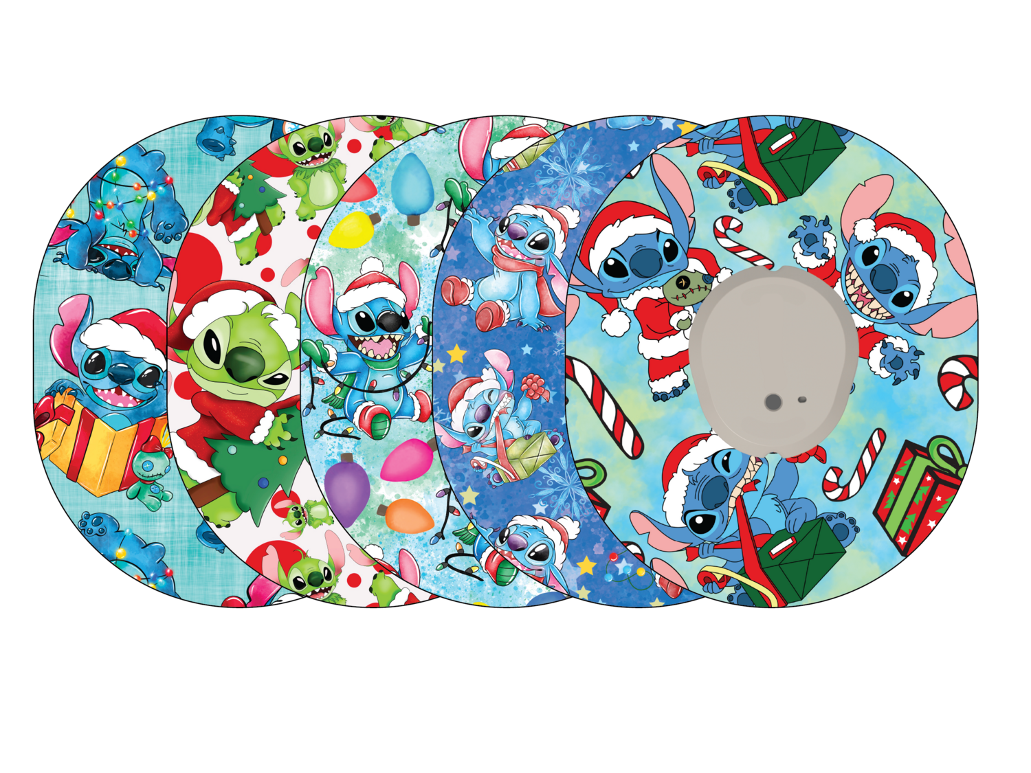 Glucomart Premium Dexcom G7 Adhesive Patches Christmas Dexcom Patch 5-Pack