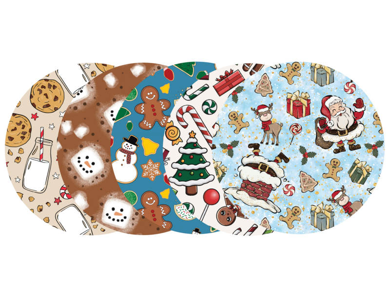 Glucomart Premium Dexcom G7 OverPatches Christmas Dexcom Patch 5-Pack