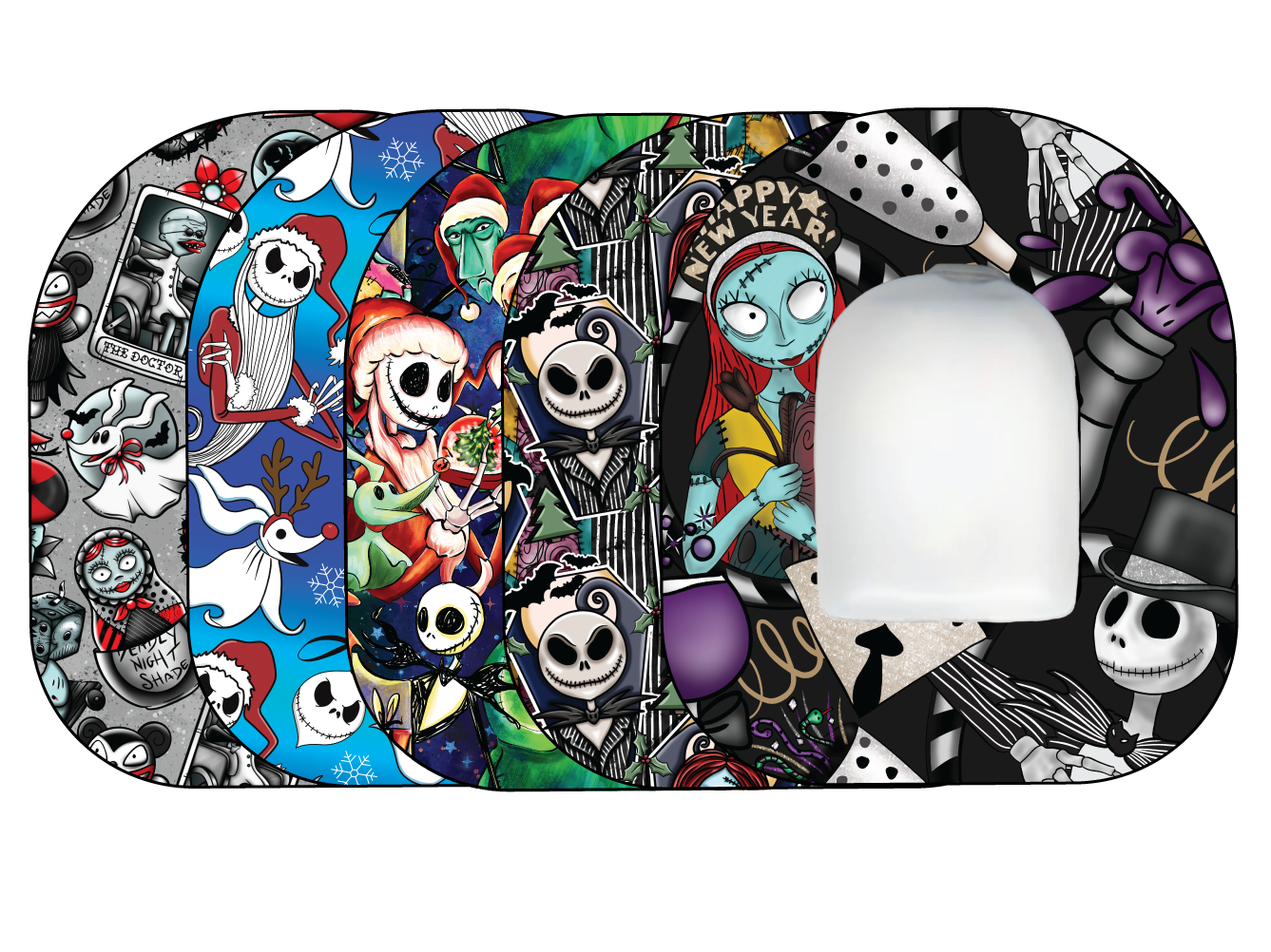 Glucomart Premium Omnipod Adhesive Patches Christmas New Years 5-Pack - RETIRING