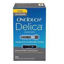 One Touch Delica Lancets 30G  (100 Count)