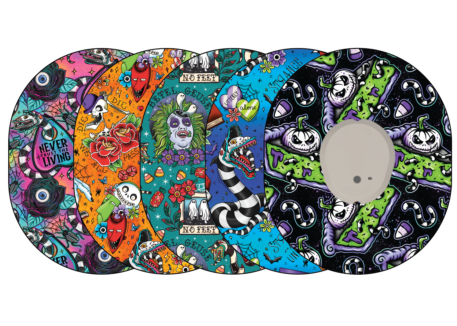 Glucomart Dexcom G7 Patches 5-Pack - Spooky