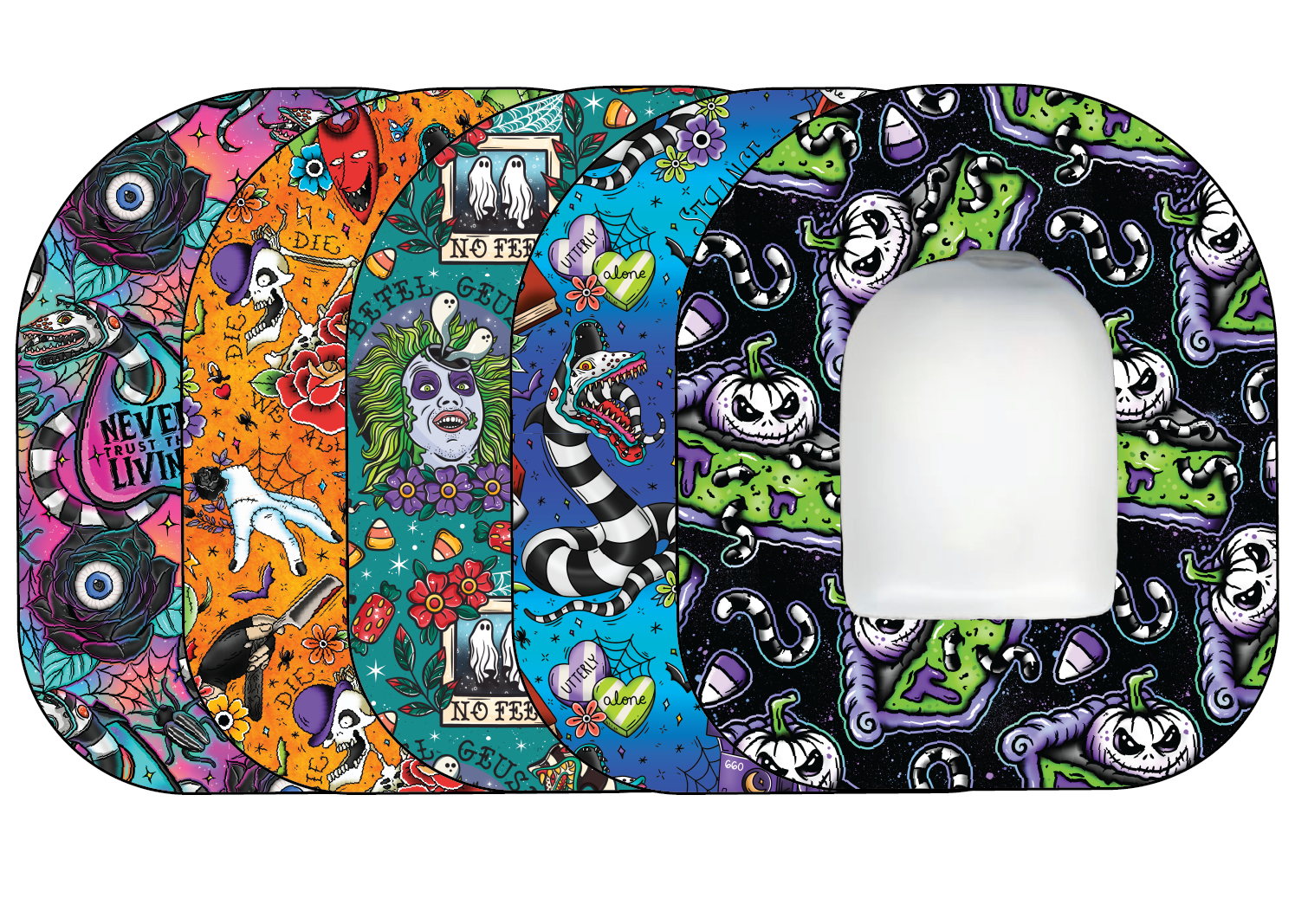 Glucomart Premium Omnipod Adhesive Patches Spooky Omnipod 5-Pack