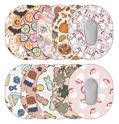 Glucomart Dexcom G6 Patches Holiday Dexcom Adhesive 10-Pack