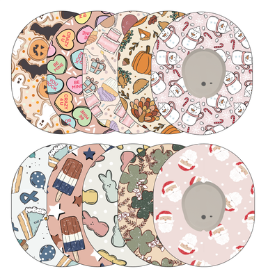 Glucomart Dexcom G7 Patches 10-Pack Holiday Pack