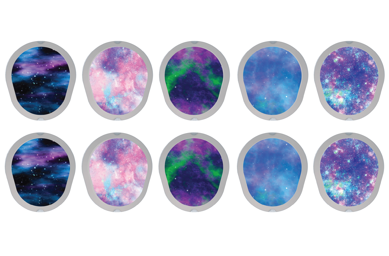 Dexcom G7 Transmitter Stickers Galaxy Dexcom Sticker 10-Count | Glucomart
