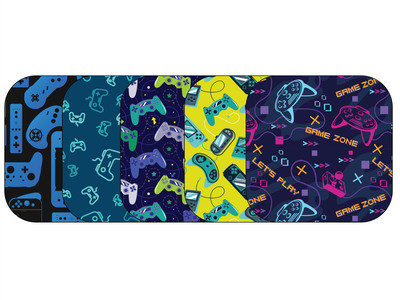 Glucomart Adhesive Patch for Libre, Dexcom G7, and Stelo - Gamer 5-Pack (No Glue in the Center)