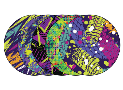Glucomart Adhesive Patch for Libre, Dexcom G7, and Stelo - Abstract CGM OverPatches 5-Pack
