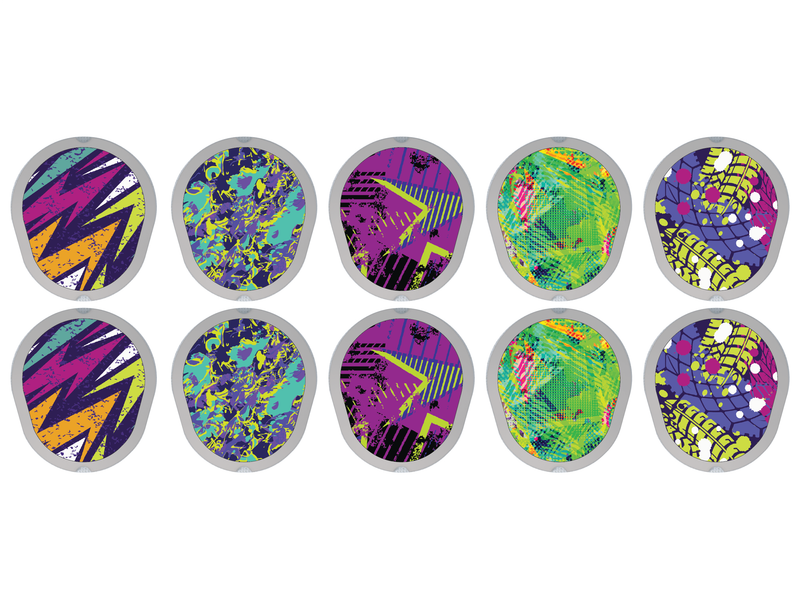 Dexcom G7 Transmitter Stickers Abstract Dexcom Sticker 10-Count | Glucomart