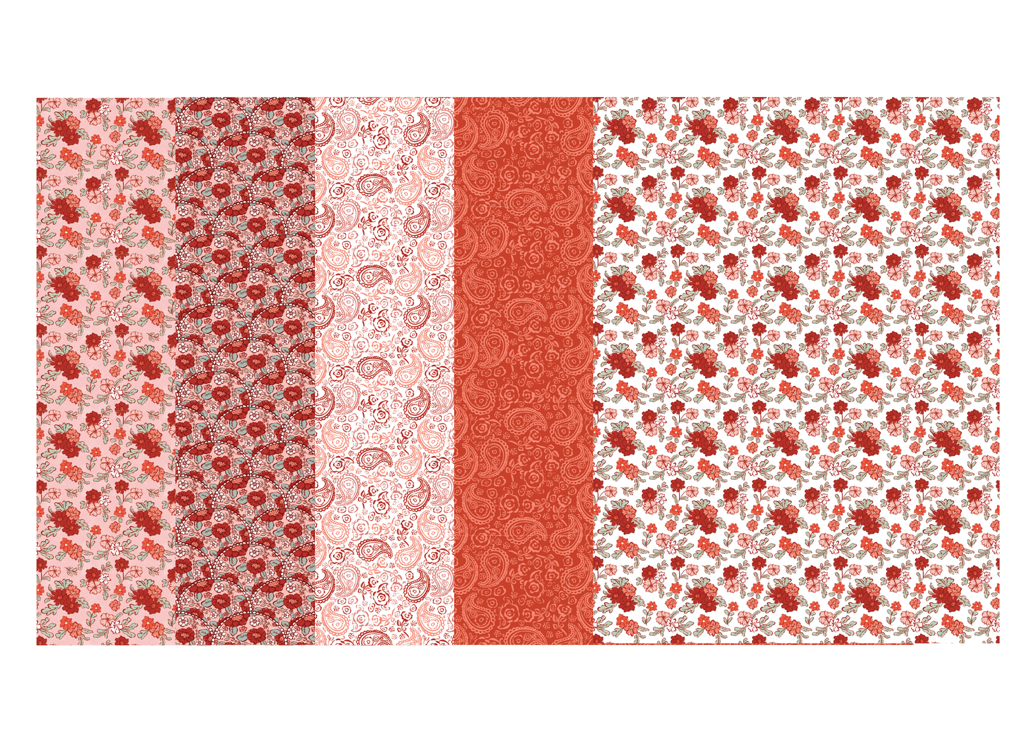 Tubie Tape for Nasogastric or Oxygen Tubes | Red Floral 5-Pack Medical Tape (4&quot; x 3&quot; Sheets)