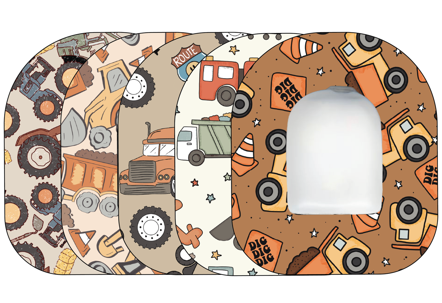 Glucomart Omnipod Adhesive Patches 5-Pack | Vehicles