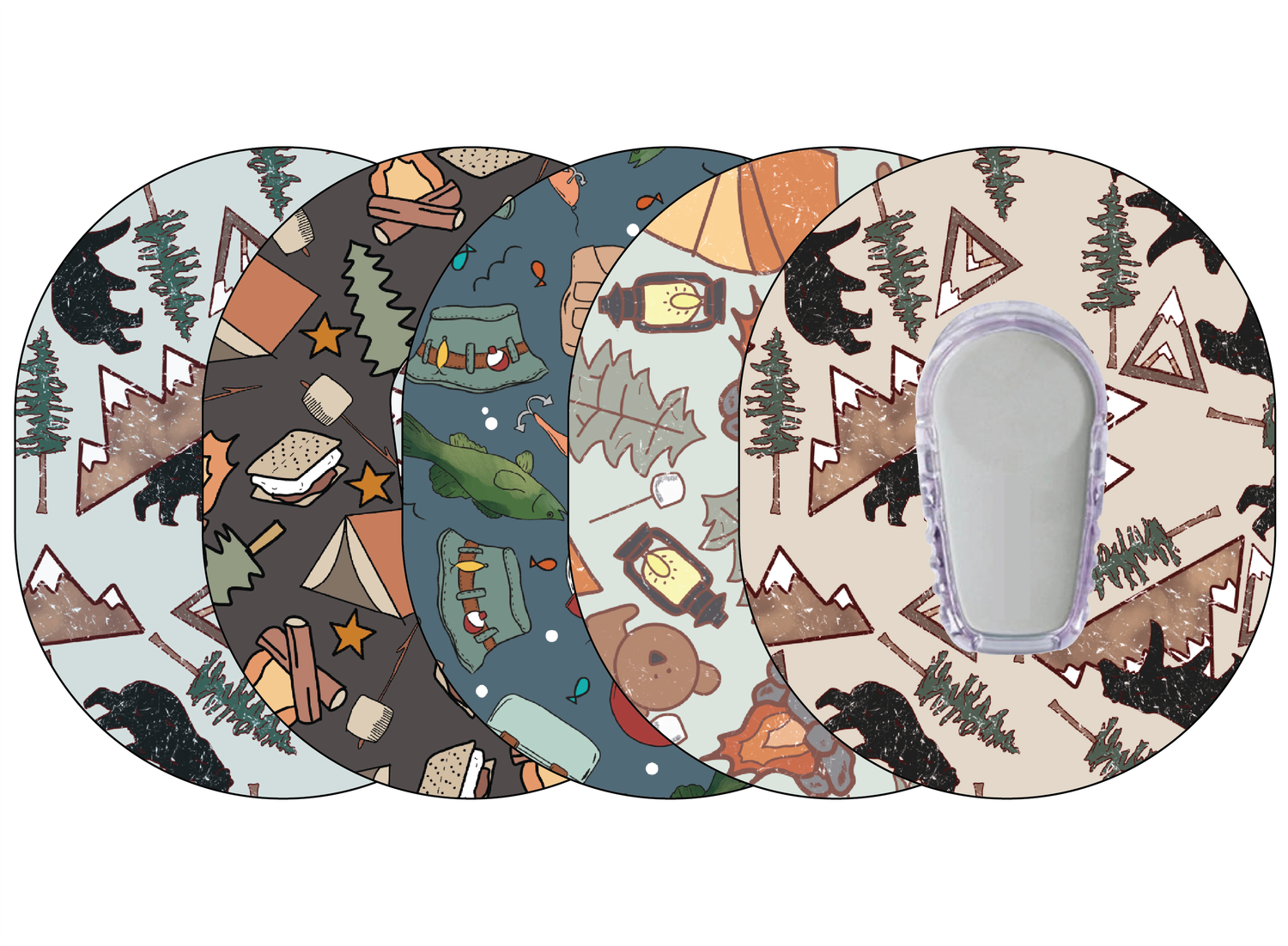 Glucomart Dexcom G6 Adhesive Patches (5-Pack) | camping
