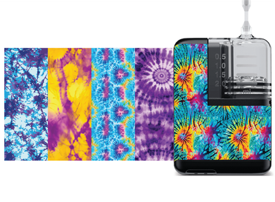 Mobi Insulin Pump Decals (5-Pack) | Tie Dye