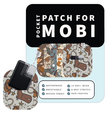 Adhesive Pocket for Mobi Insulin Pump (5-Pack) | Cowboy