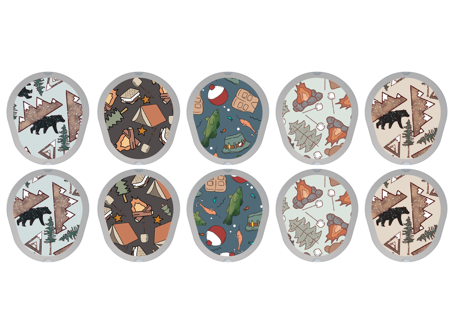Dexcom G7 Transmitter Stickers (10-Count) | Camping