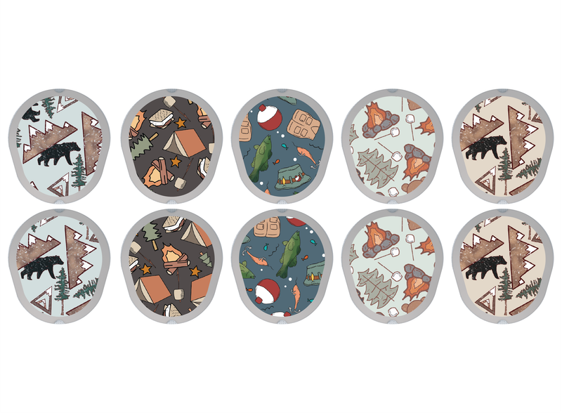 Dexcom G7 Transmitter Stickers (10-Count) | Camping
