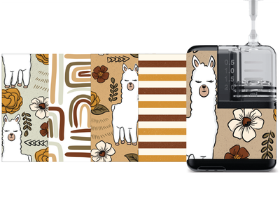 Mobi Insulin Pump Decals (5-Pack) Llama