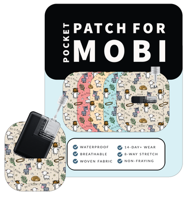 Adhesive Pocket for Mobi Insulin Pump (5-Pack) Risen Easter