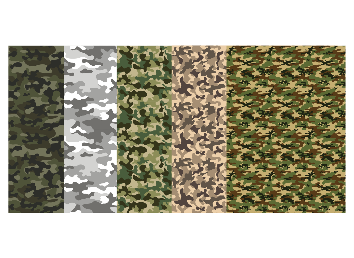 Tube Tape for Nasogastric or Oxygen Tubes | Camo 5-Pack Medical Tape (4&quot; x 3&quot; Sheets)
