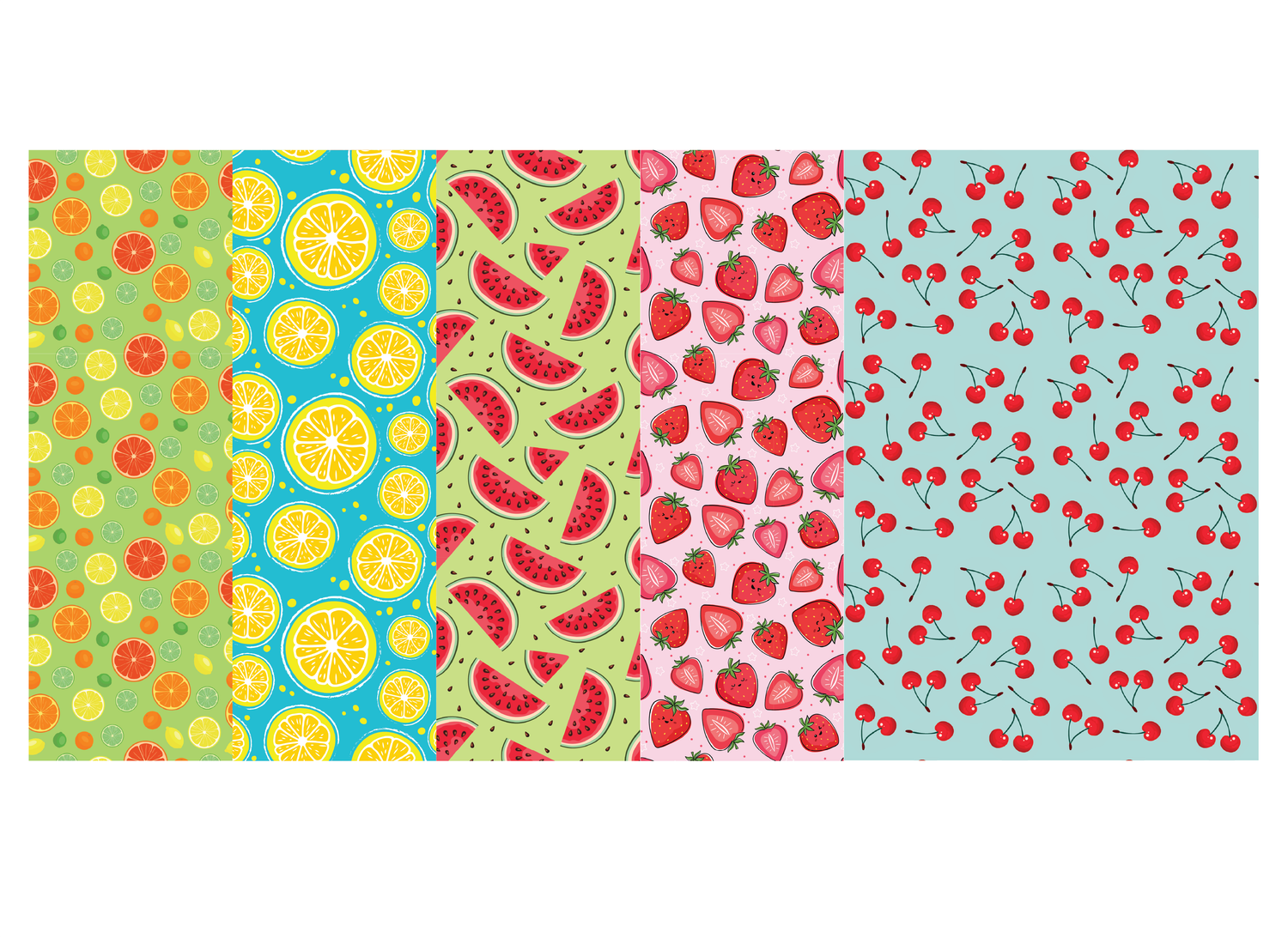 Tube Tape for Nasogastric or Oxygen Tubes | Fruits 5-Pack Medical Tape (4&quot; x 3&quot; Sheets)