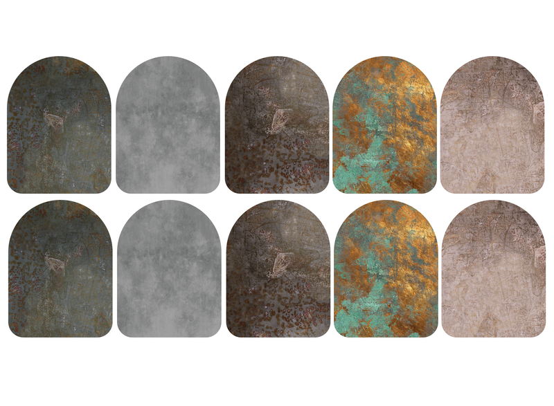 Fabric Stickers for Omnipod (10-Pack) Grunge