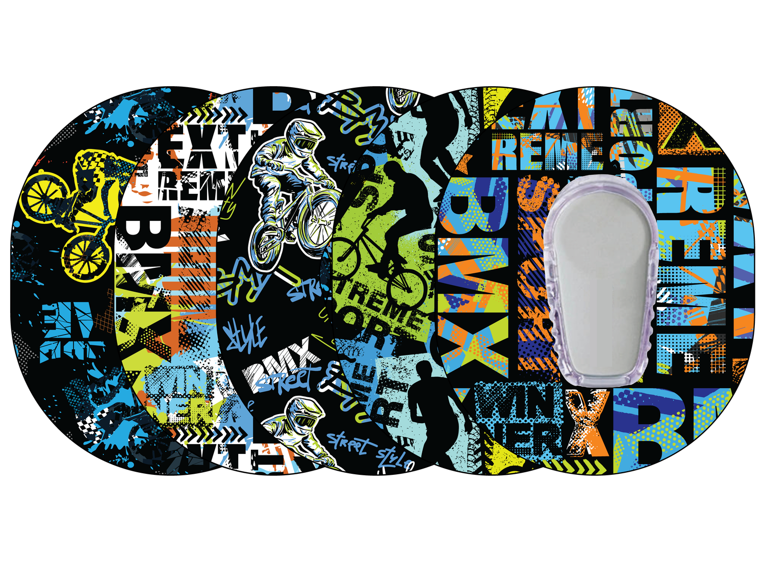 Glucomart Dexcom G6 Adhesive Patches (5-Pack) BMX
