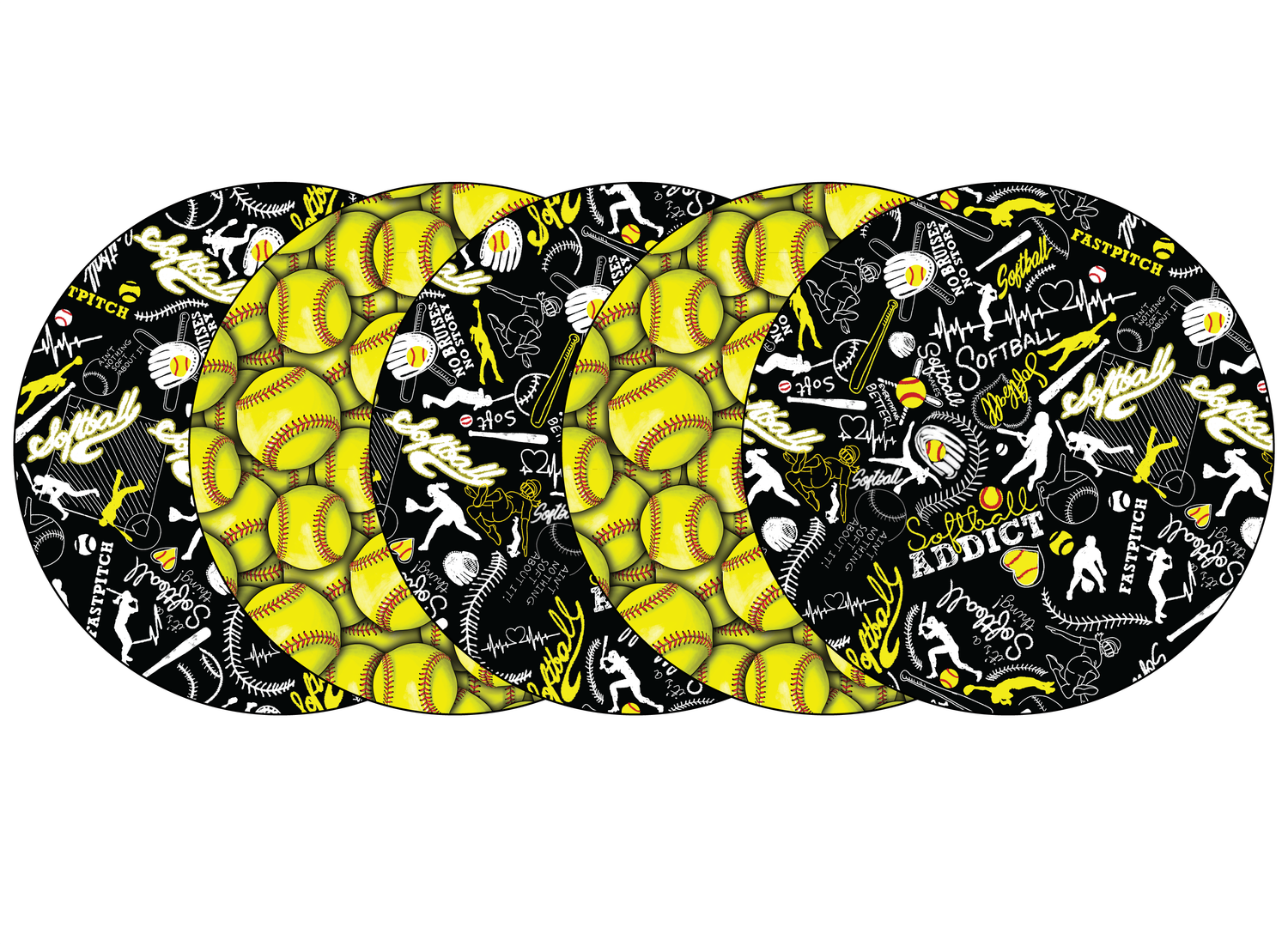 Glucomart Adhesive Patch for Libre, Dexcom G7, and Dexcom Stelo - Softball CGM OverPatches 5-Pack