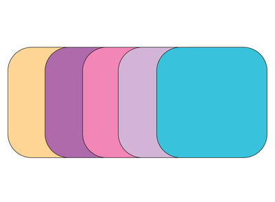 Glucomart Adhesive Patch for Libre, Lingo, Dexcom G7, and Stelo - Smoothie Solids 5-Pack (No Glue in the Center)