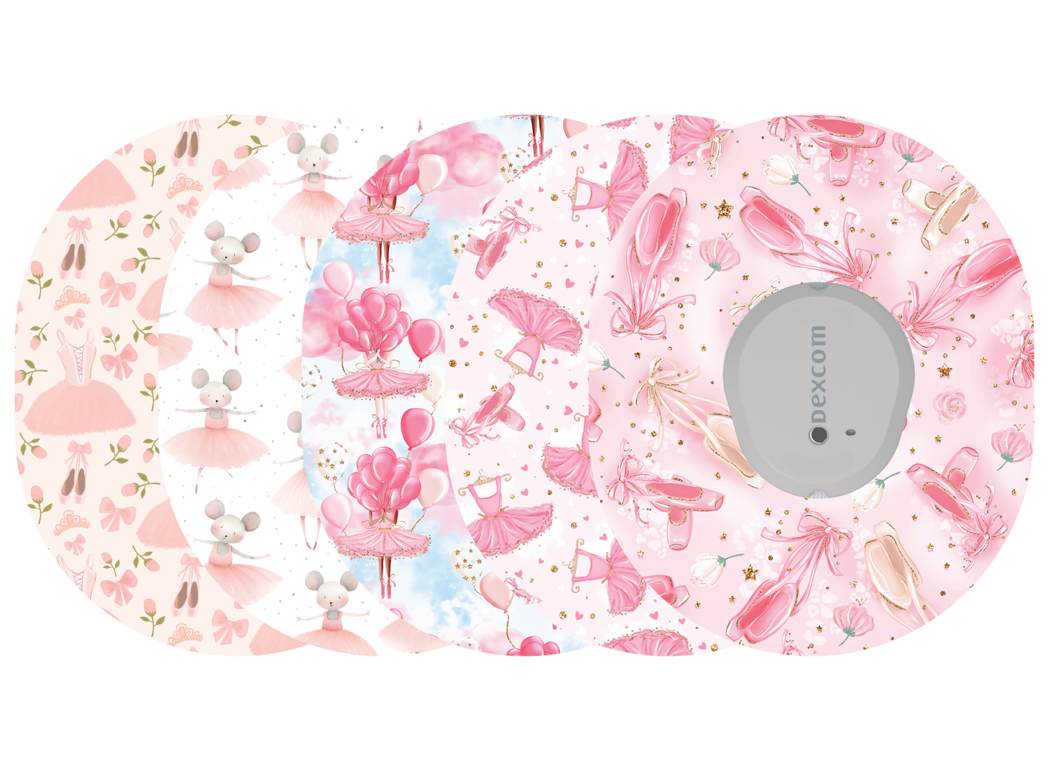 Glucomart Dexcom G7 Adhesive Patches (5-Pack) Ballet