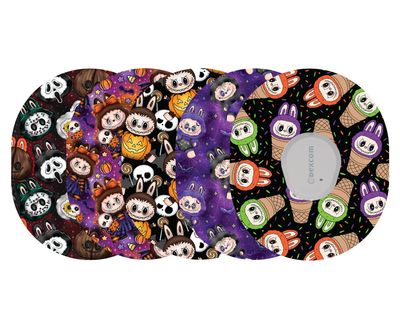 Glucomart Dexcom G7 Adhesive Patches (5-Pack) Boo-Bu Halloween