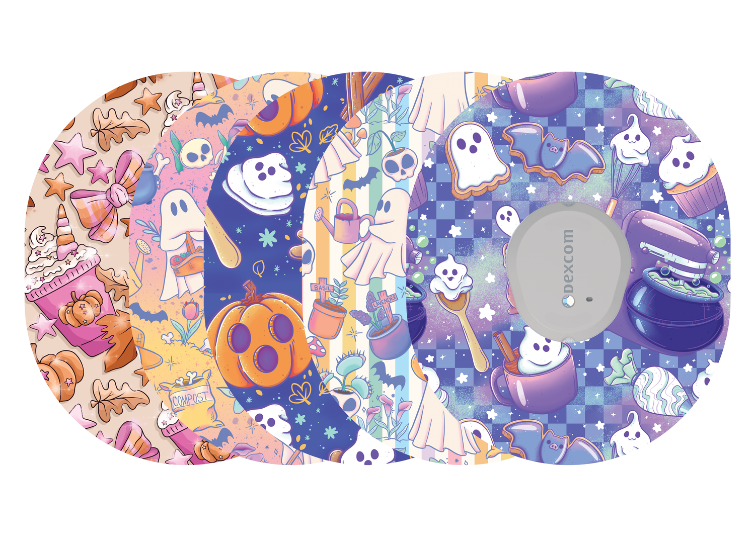 halloween dexcom g7 patches cgm tape overpatch cute dexcom patch