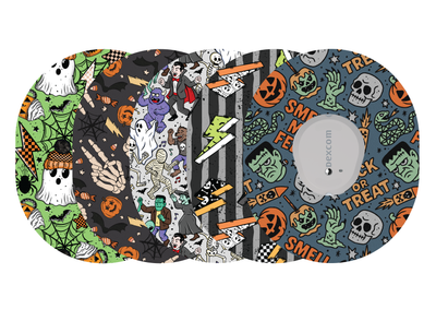 Glucomart Dexcom G7 Adhesive Patches (5-Pack) Spook Squad