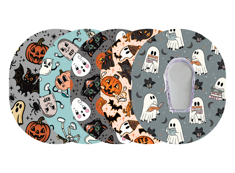 Glucomart Dexcom G6 Adhesive Patches (5-Pack) Vintage Halloween