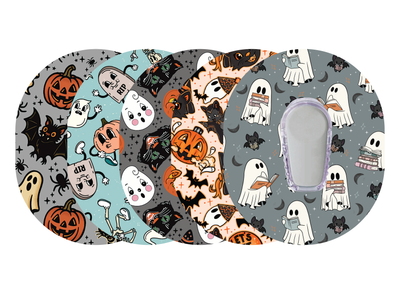 Glucomart Dexcom G6 Adhesive Patches (5-Pack) Vintage Halloween