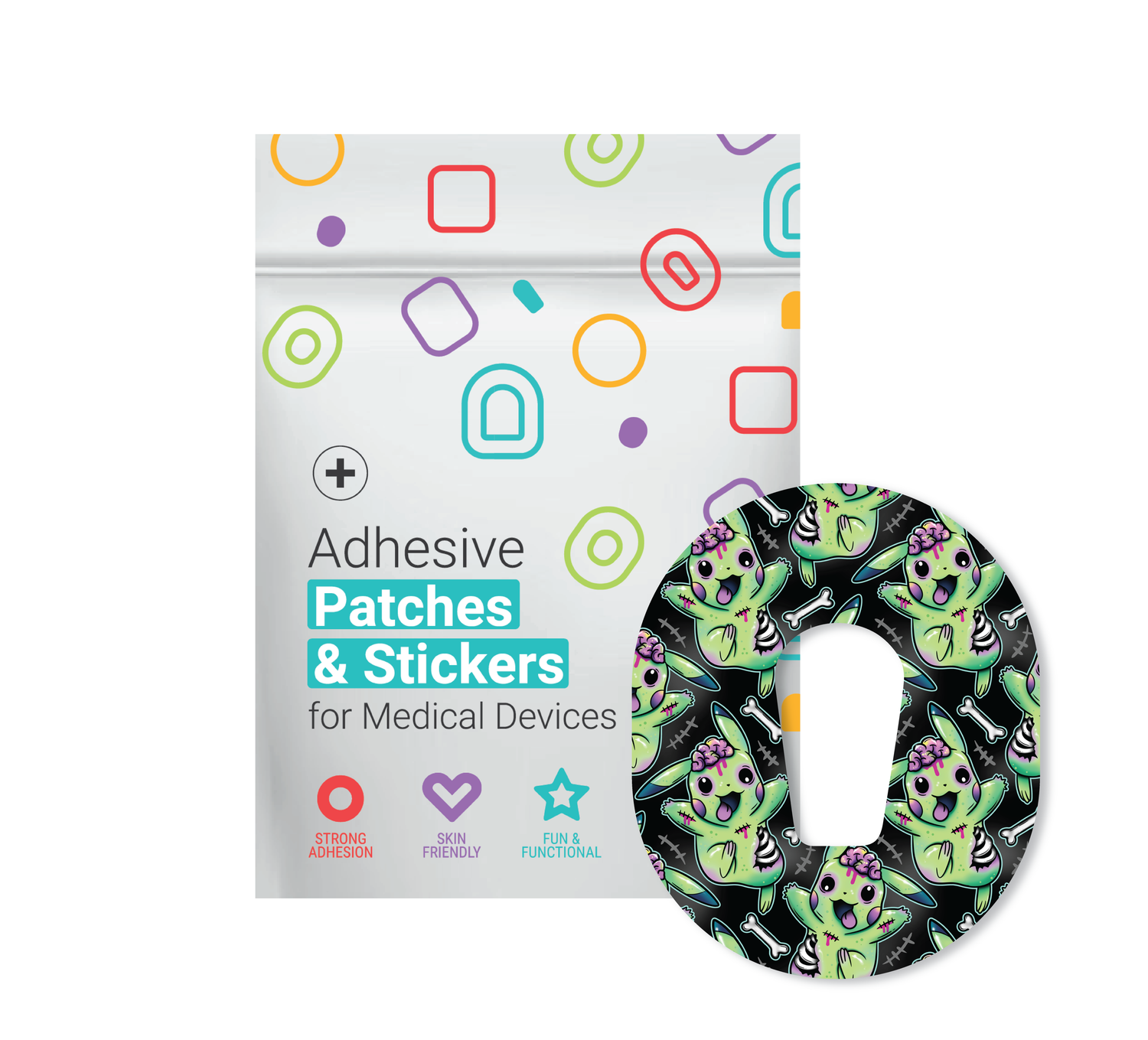 Glucomart Dexcom G6 Adhesive Patches (5-Pack) Zombichu