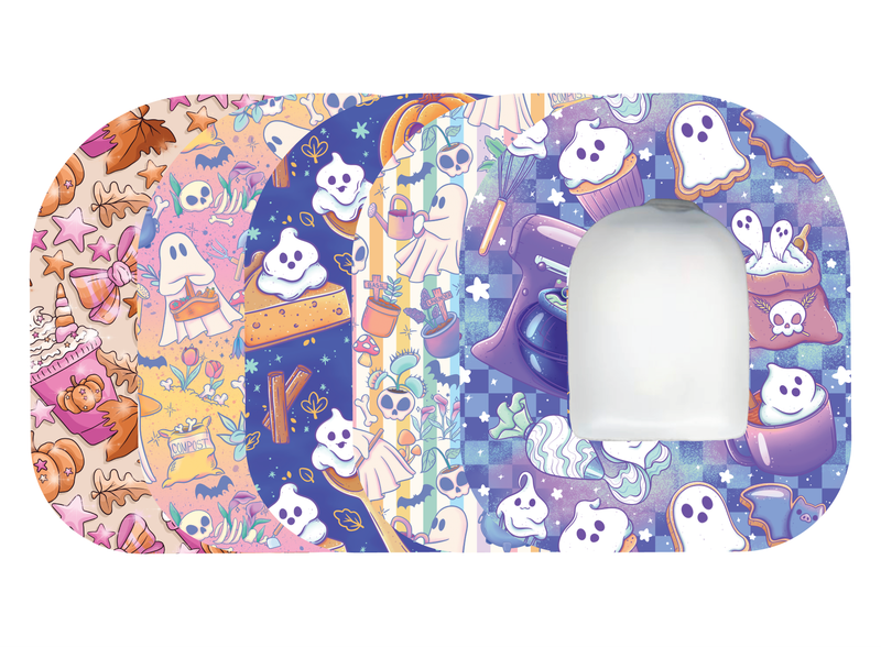 Glucomart Omnipod Adhesive Patches – Hypoallergenic, Waterproof &amp; Fray-Proof for Omnipod 5 and DASH (Pack of 5) - Spirited Season