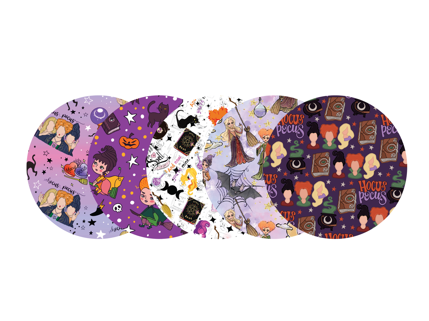 Glucomart Adhesive Patch for Libre, Dexcom G7, and Dexcom Stelo - Witches CGM OverPatches 5-Pack