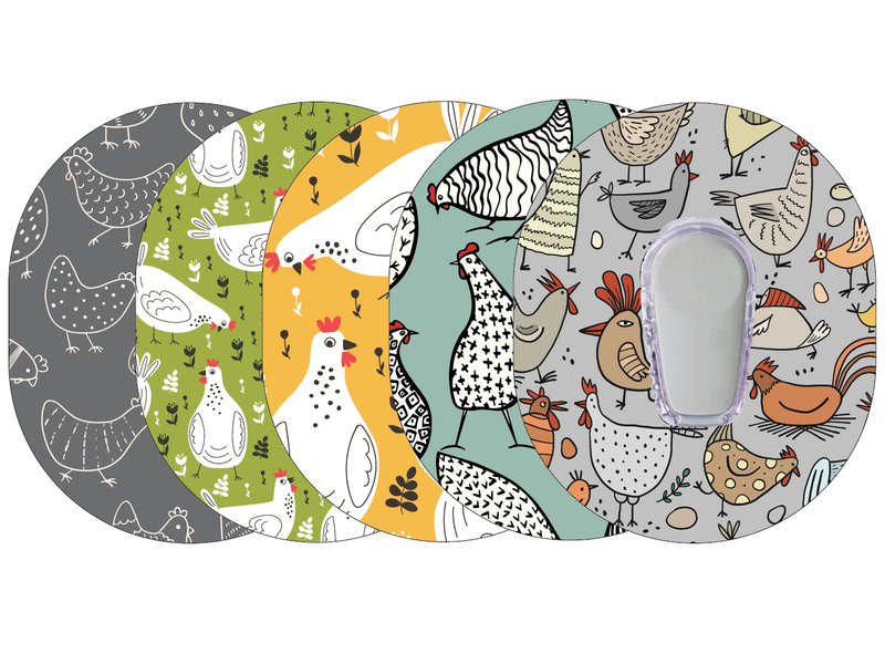 Glucomart Dexcom G6 Adhesive Patches (5-Pack) Chicken RETIRING