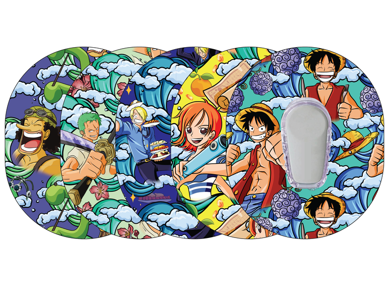 Glucomart Dexcom G6 Adhesive Patches (5-Pack) Anime RETIRING